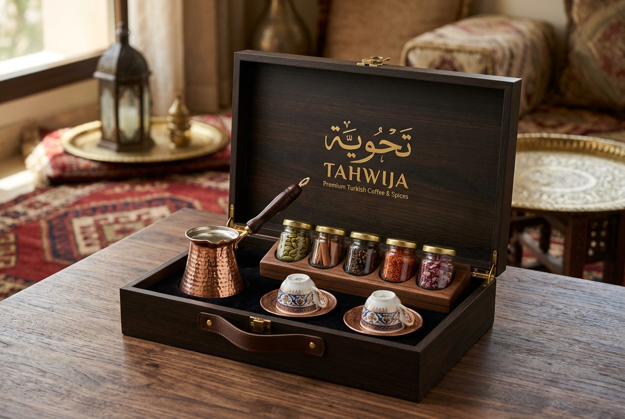 علبة هدية قهوة فاخرة